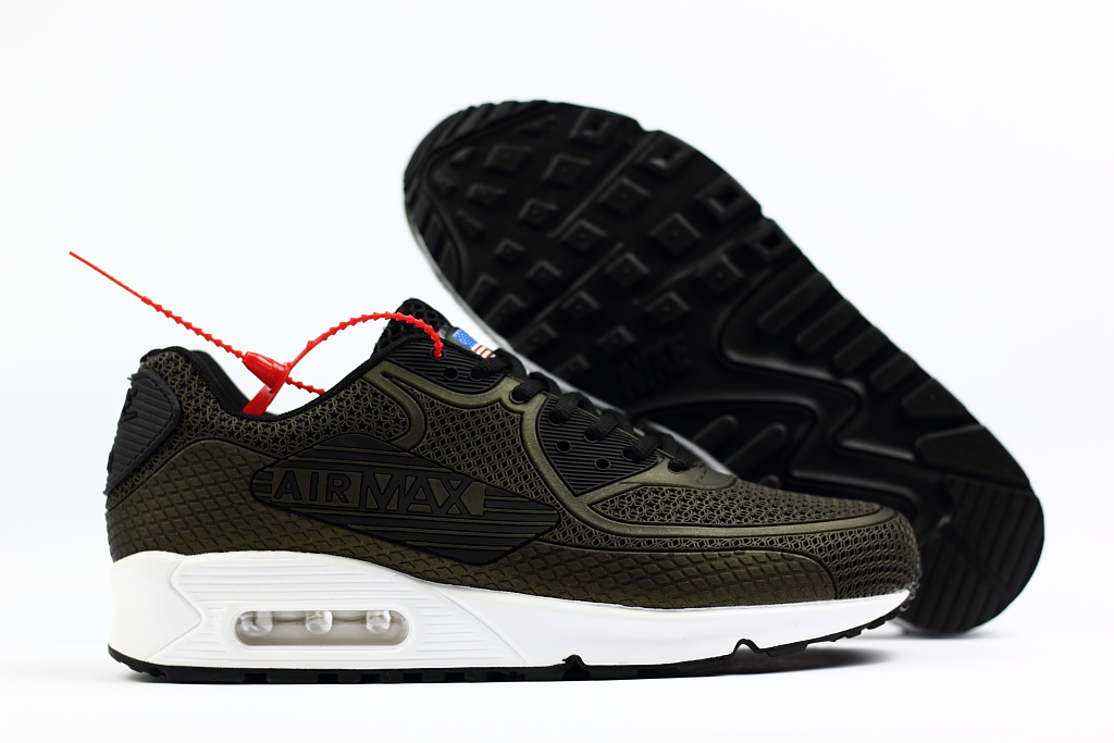 Supreme Nike Air Max 90 Nano Drop Plastic Green Black Shoes - Click Image to Close